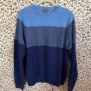 Amicale Men’s Blue Cashmere Shirt